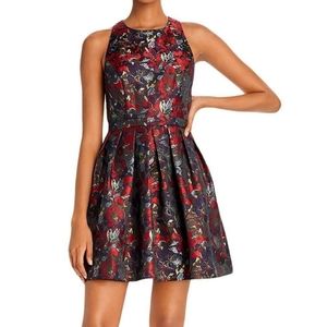 Aidan Mattox Jacquard Cocktail Dress 8